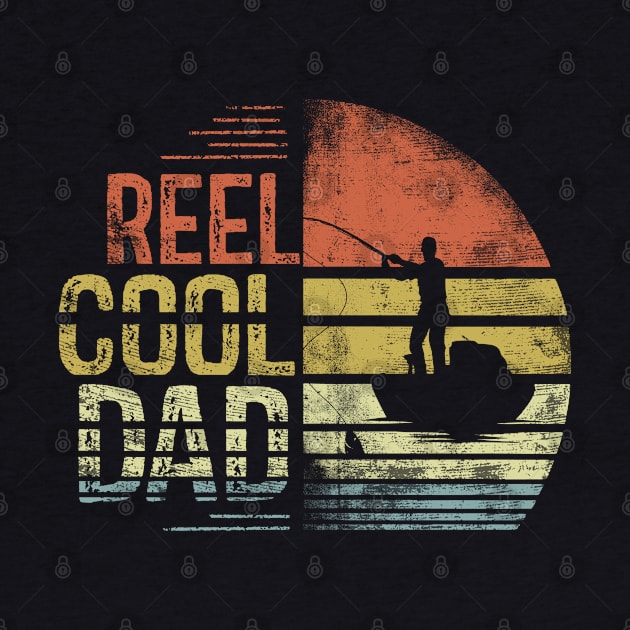 Reel Cool Dad Father's Day Fishing Gift Fisherman Daddy by stayilbee